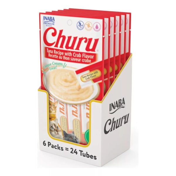 Churu Atún y Cangrejo Snak con 24 tubos