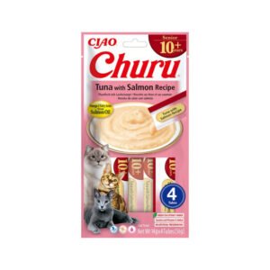 Churu Salmón y Atún Snak con 24 tubos