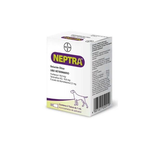 Neptra Solución Ótica 2 pipetas 1ml