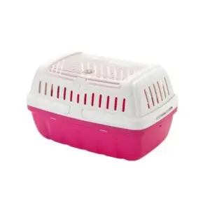 Transportadora Raza Pequeñas y Cachorros Hipster Large Rosa