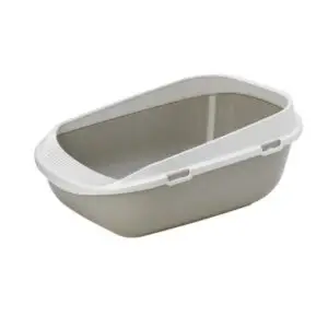 Arenero para Gato Abierto Jumbo Mega Step Gris