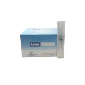 Jeringa 3 ml 21Gx32 (aguja verde) Caja con 100