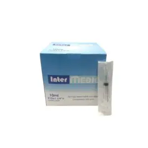 Jeringa 10 ml 21Gx32 (aguja verde) Con 100