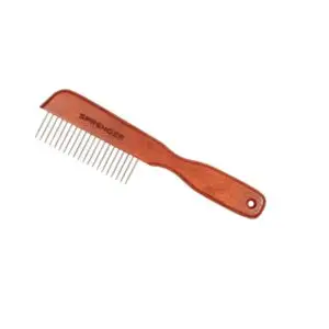 Peine Sprenger para perro de madera pelo medio y largo.