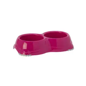 Plato Doble Smarty Bowl Mediano Rosa
