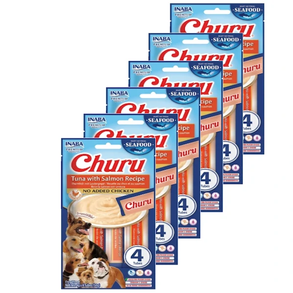 Churu Perro Salmón Camarón