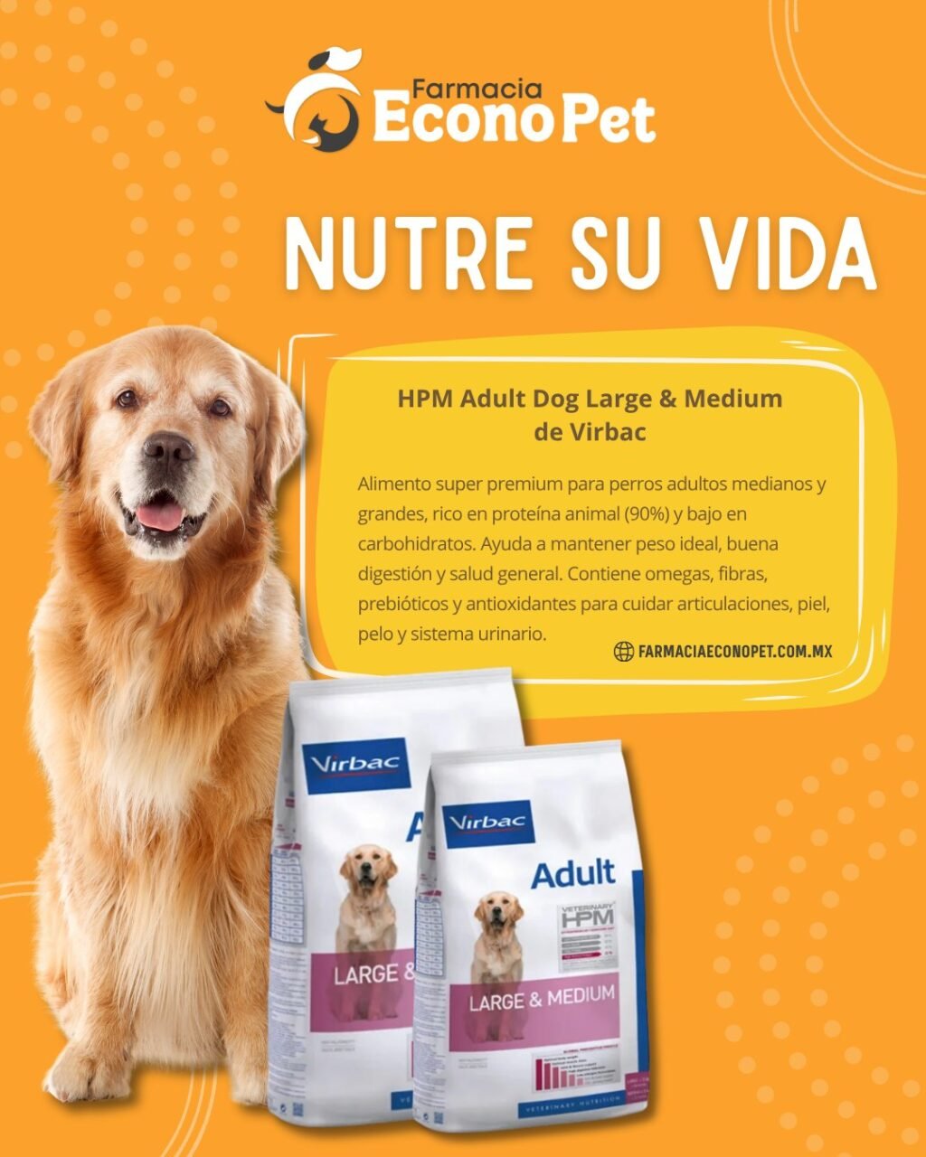 Instagram post from farmacia.econopet. This post is in position 4.